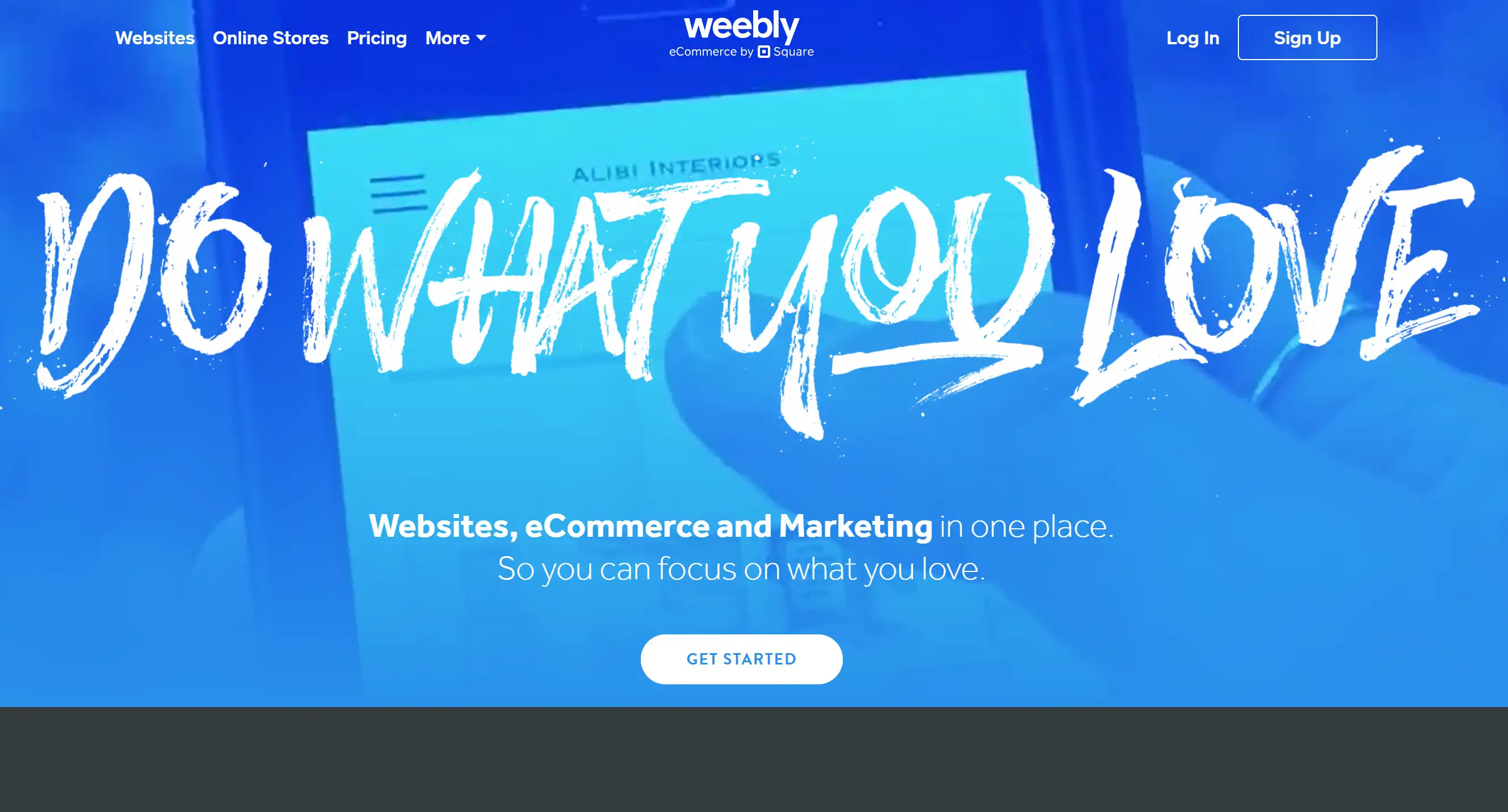Homepage of Weebly Homepage of Weebly