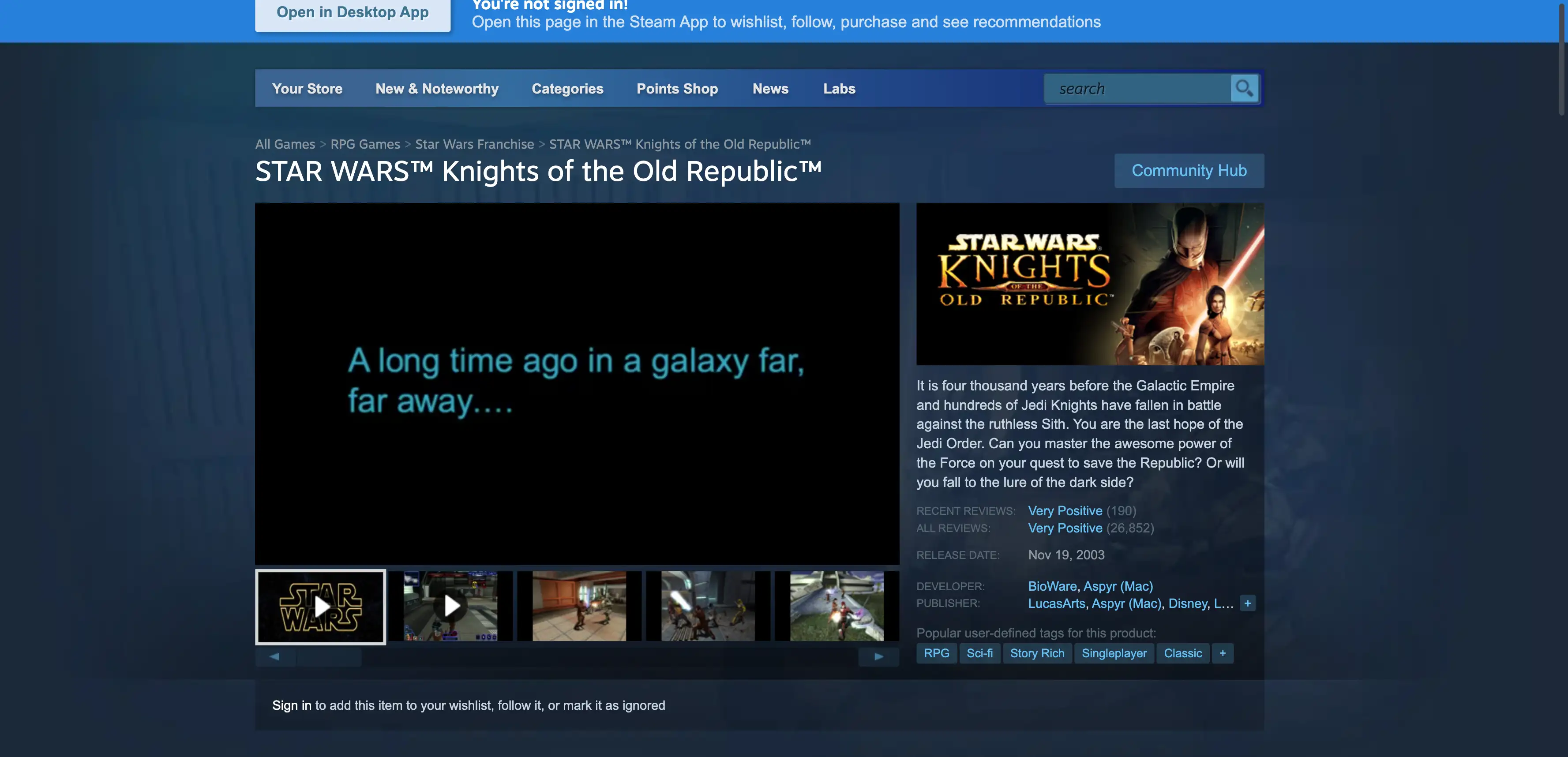 star wars knights of the old republic