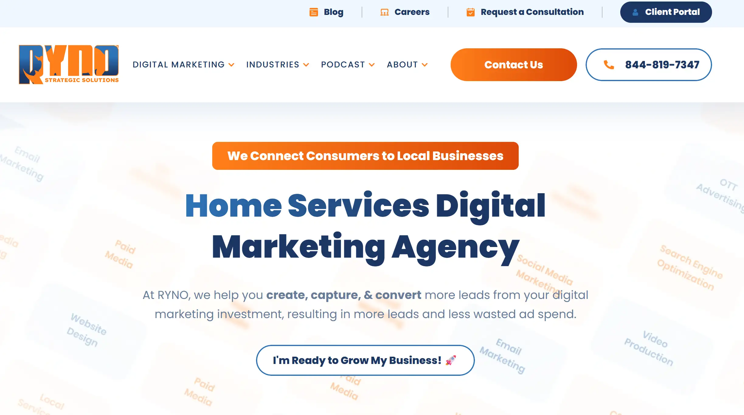 Homepage of RYNO Strategic Solutions Homepage of RYNO Strategic Solutions