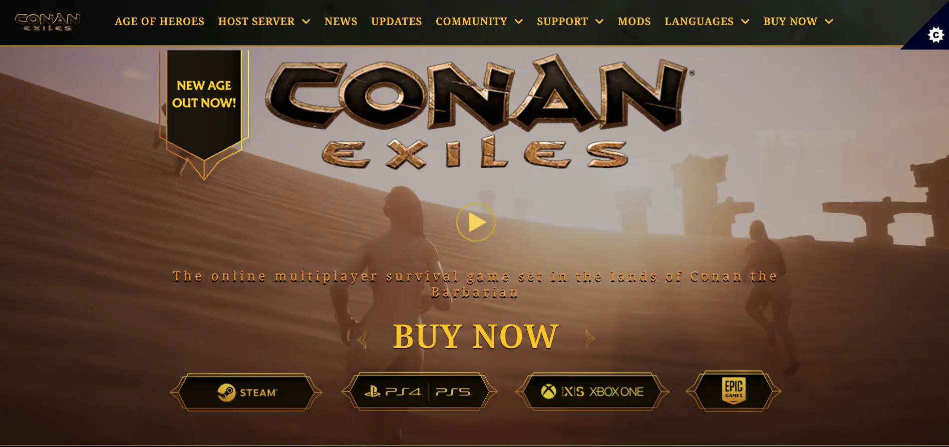Homepage of Conan Exiles Homepage of Conan Exiles