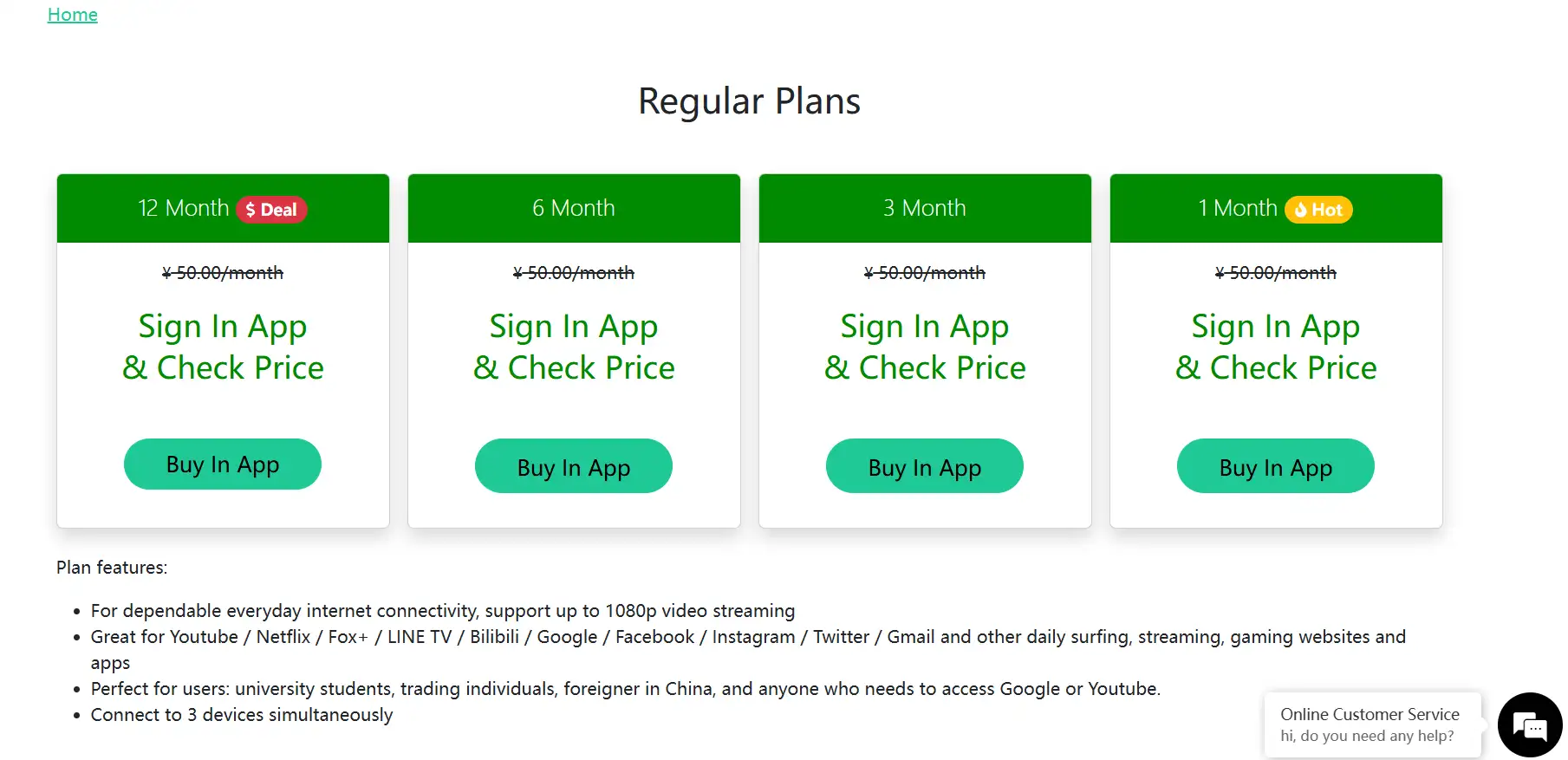 nextvpn cost plan