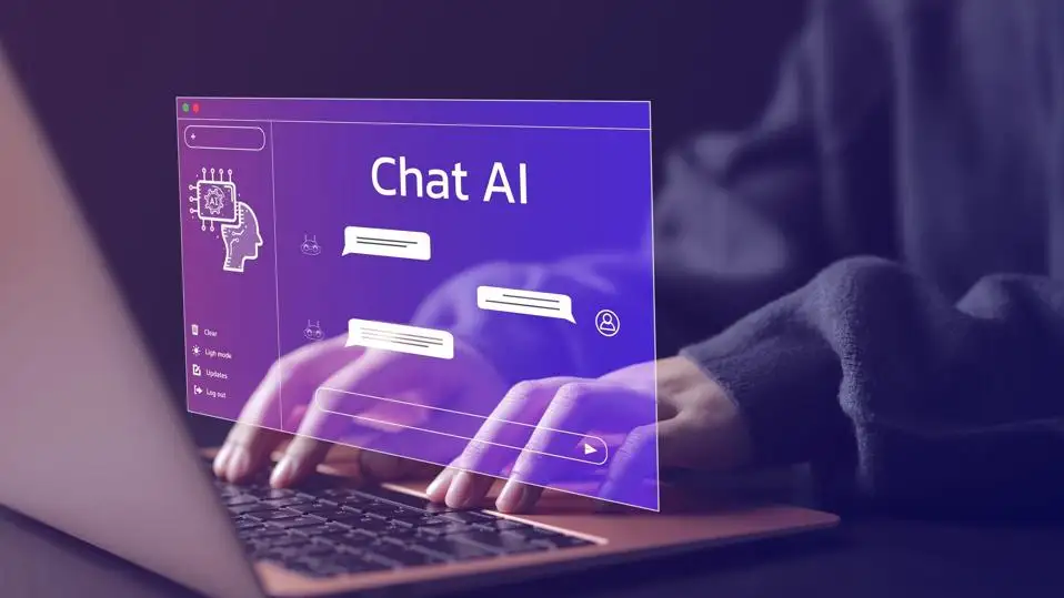 An AI website builder using a conversational chat interface to create a site, representing the fastest way to build a website. An AI website builder using a conversational chat interface to create a site, representing the fastest way to build a website.