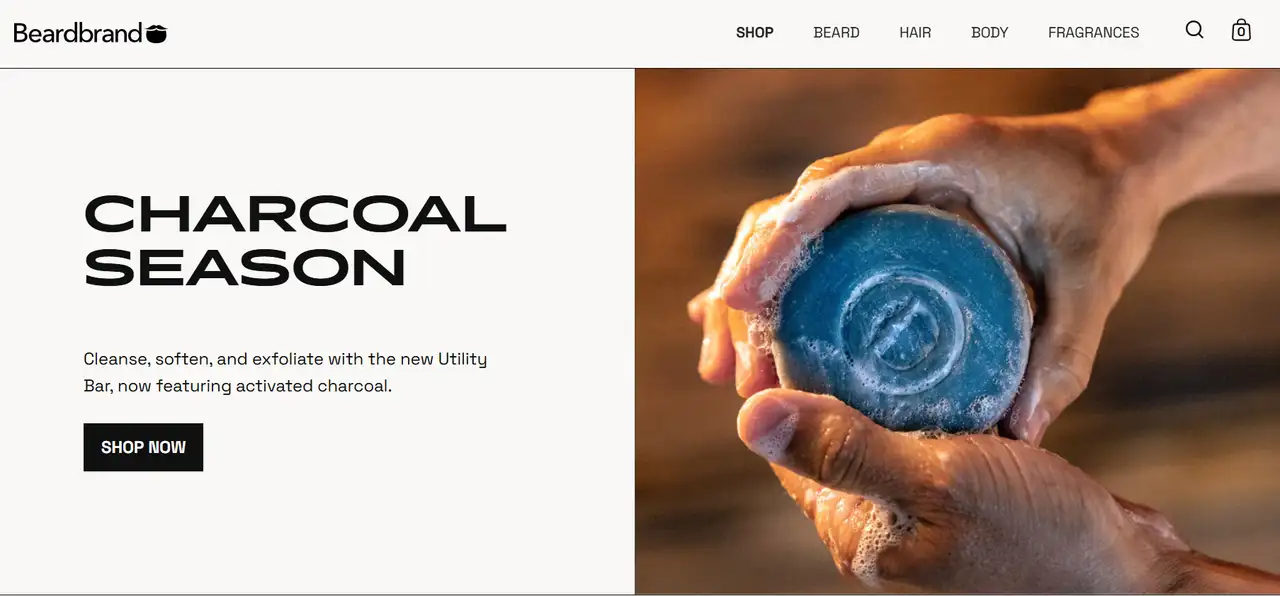 website design features the company’s traditions