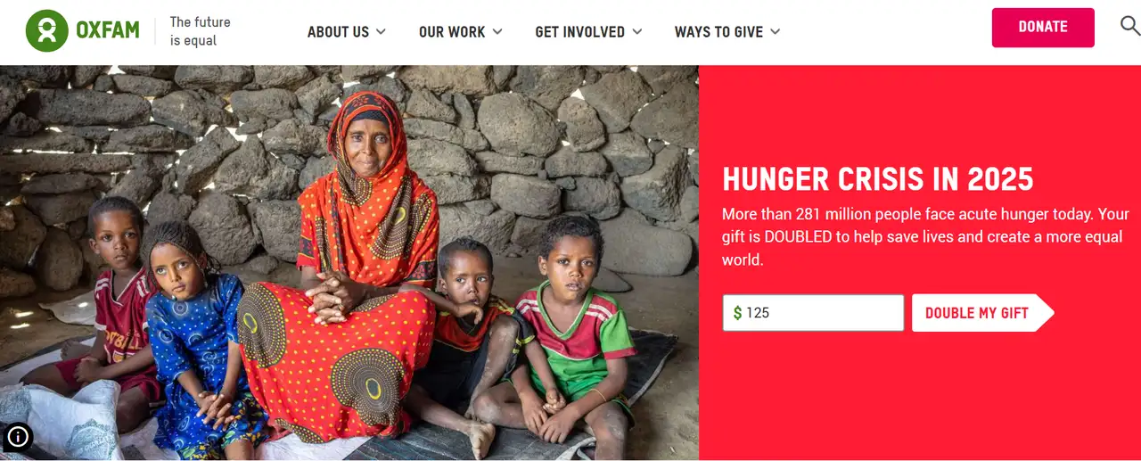 the site underlines its tasks for those lacking access to resources