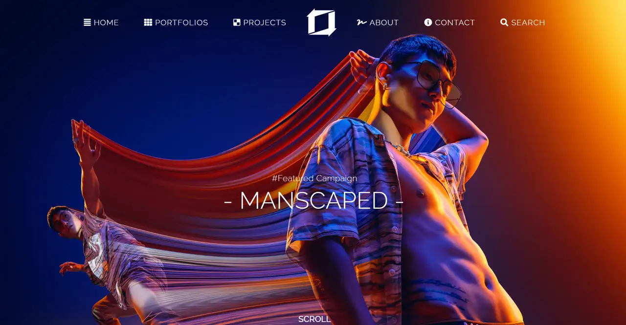 site uses a big carousel of pictures