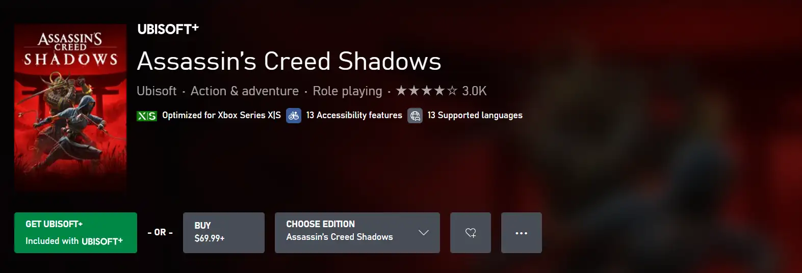 Assassin’s Creed Shadows Assassin’s Creed Shadows