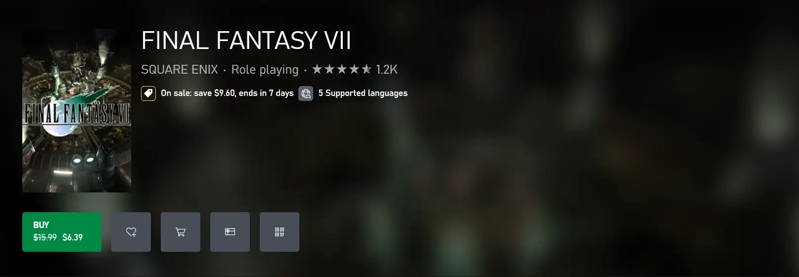Final Fantasy VII Final Fantasy VII