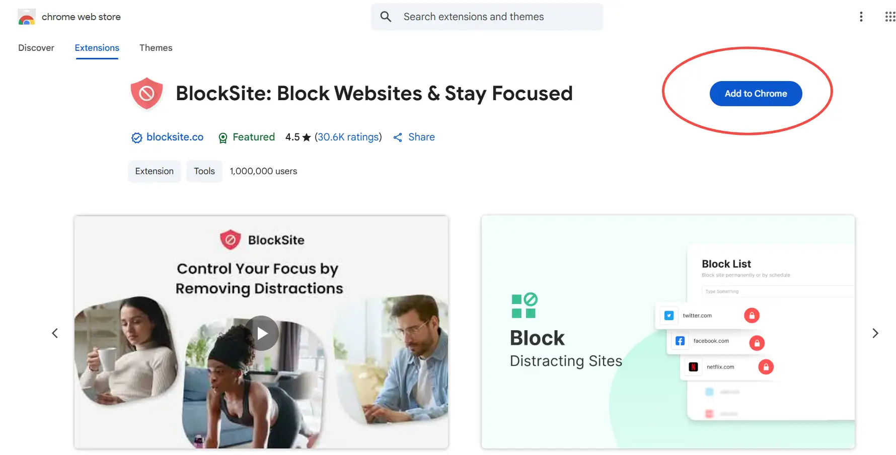install the plugin and click “add to chrome