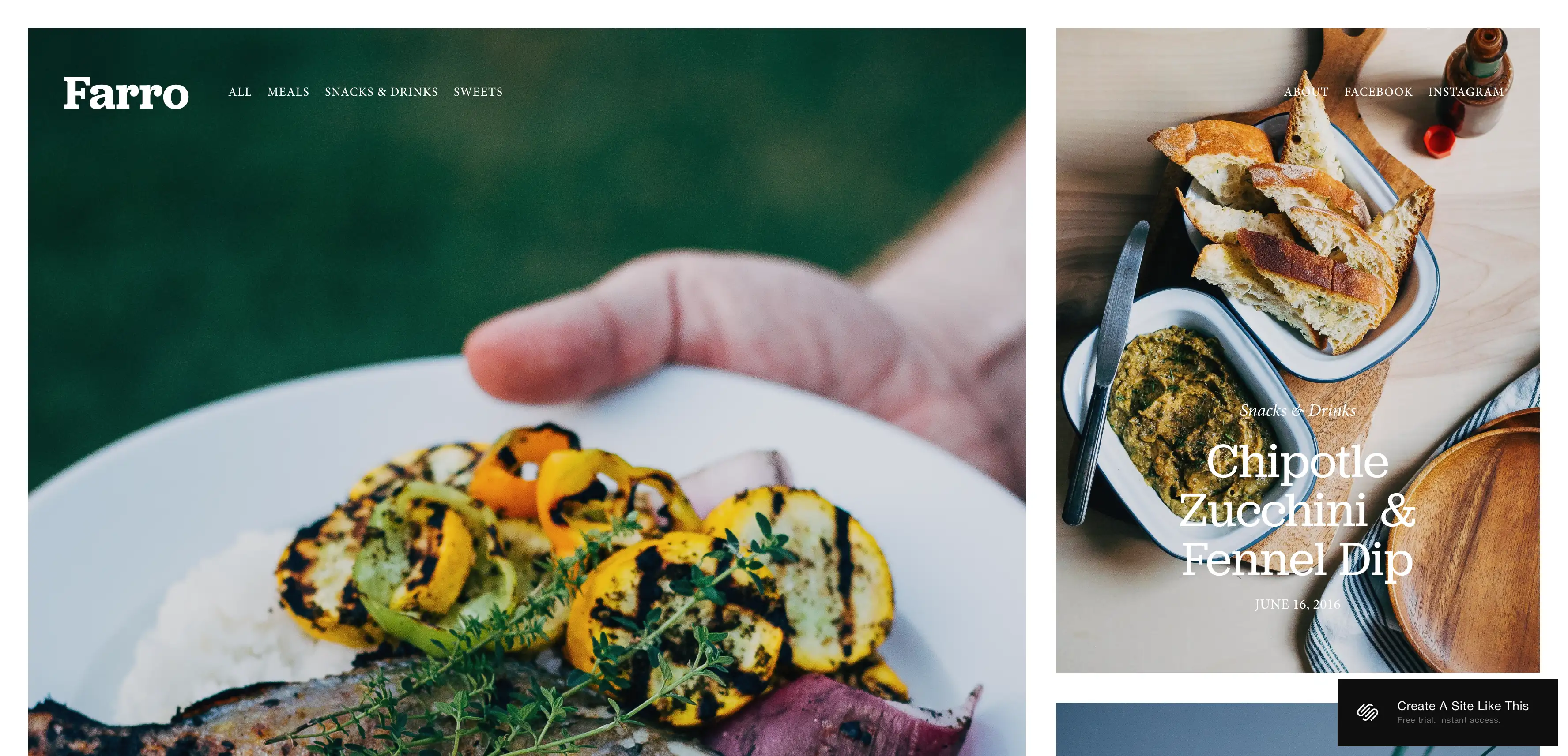 farro good template for photographers and writers