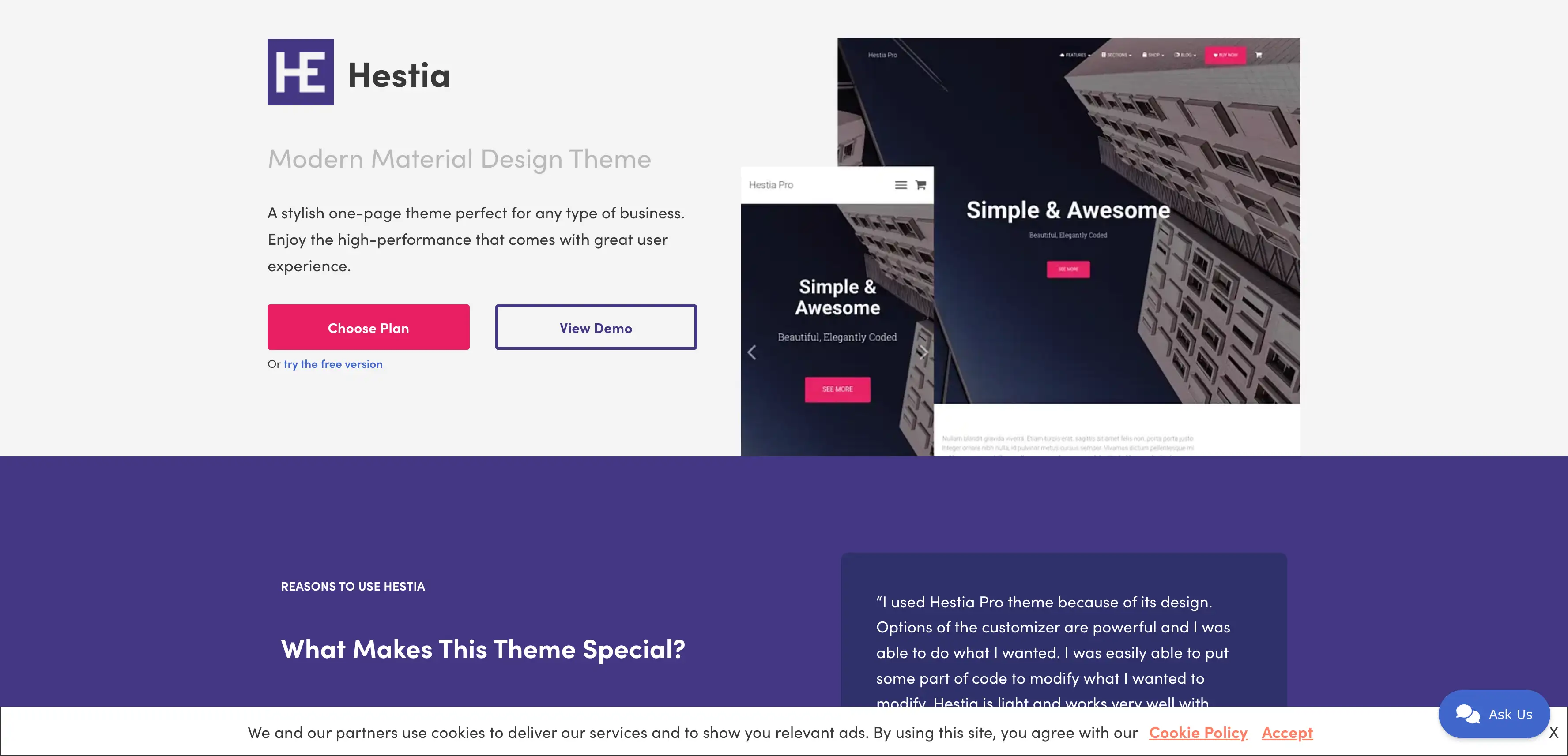 hestia beatutiful layout template