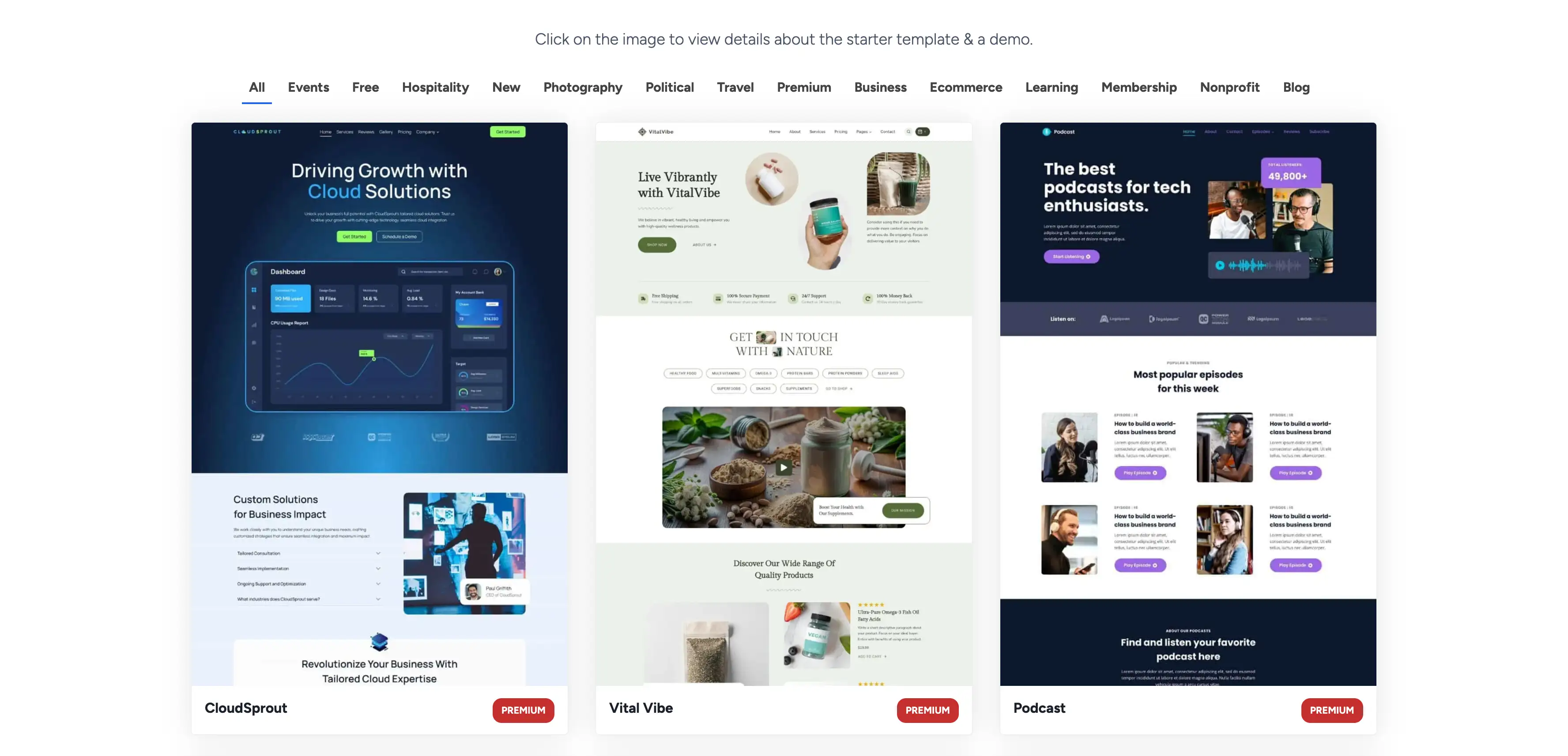 kadence beginner template user friendly