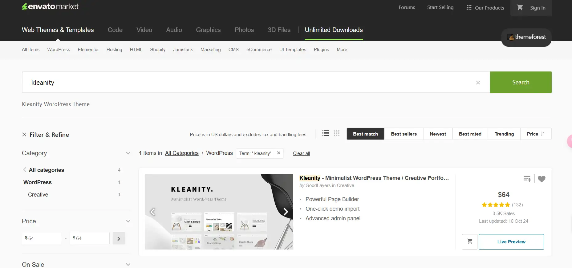 themeforest template