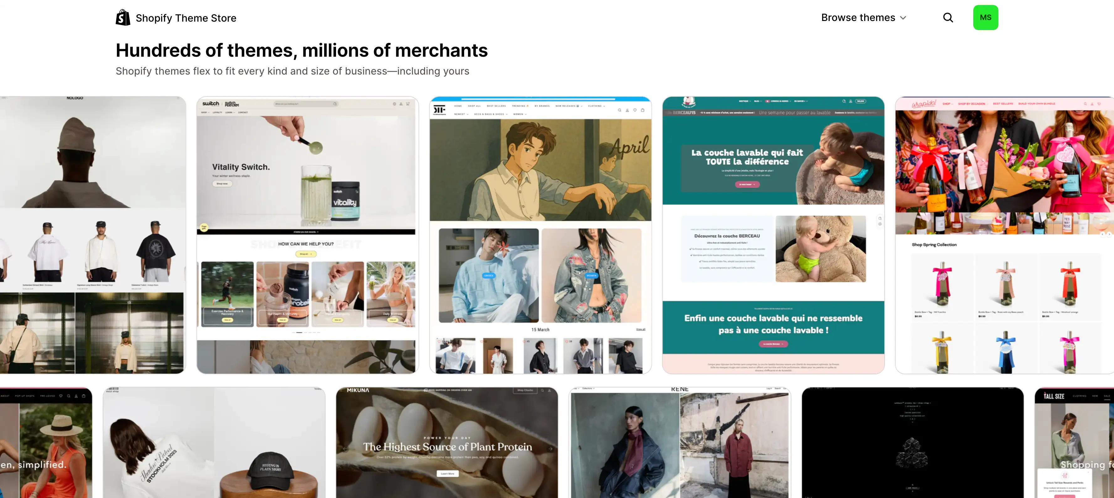 shopify hundreds of themes shopify hundreds of themes