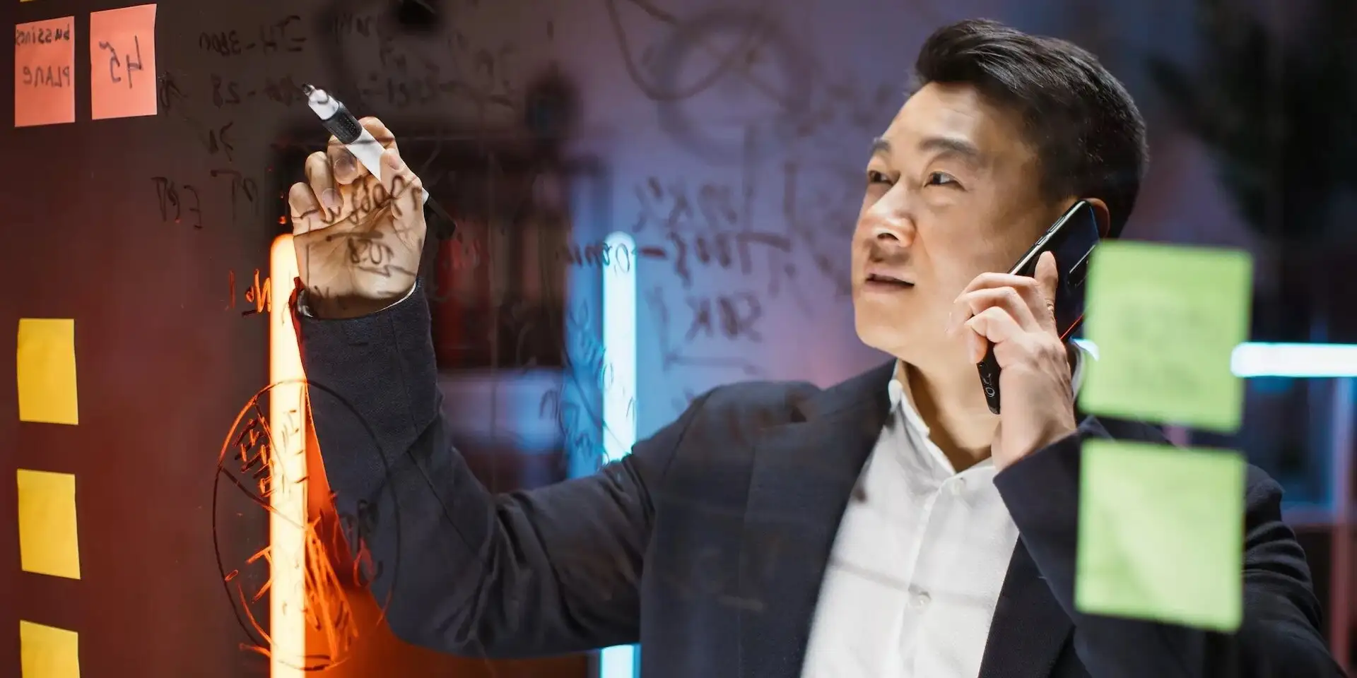 Founder validating a product idea with potential customers before development. Founder validating a product idea with potential customers before development.