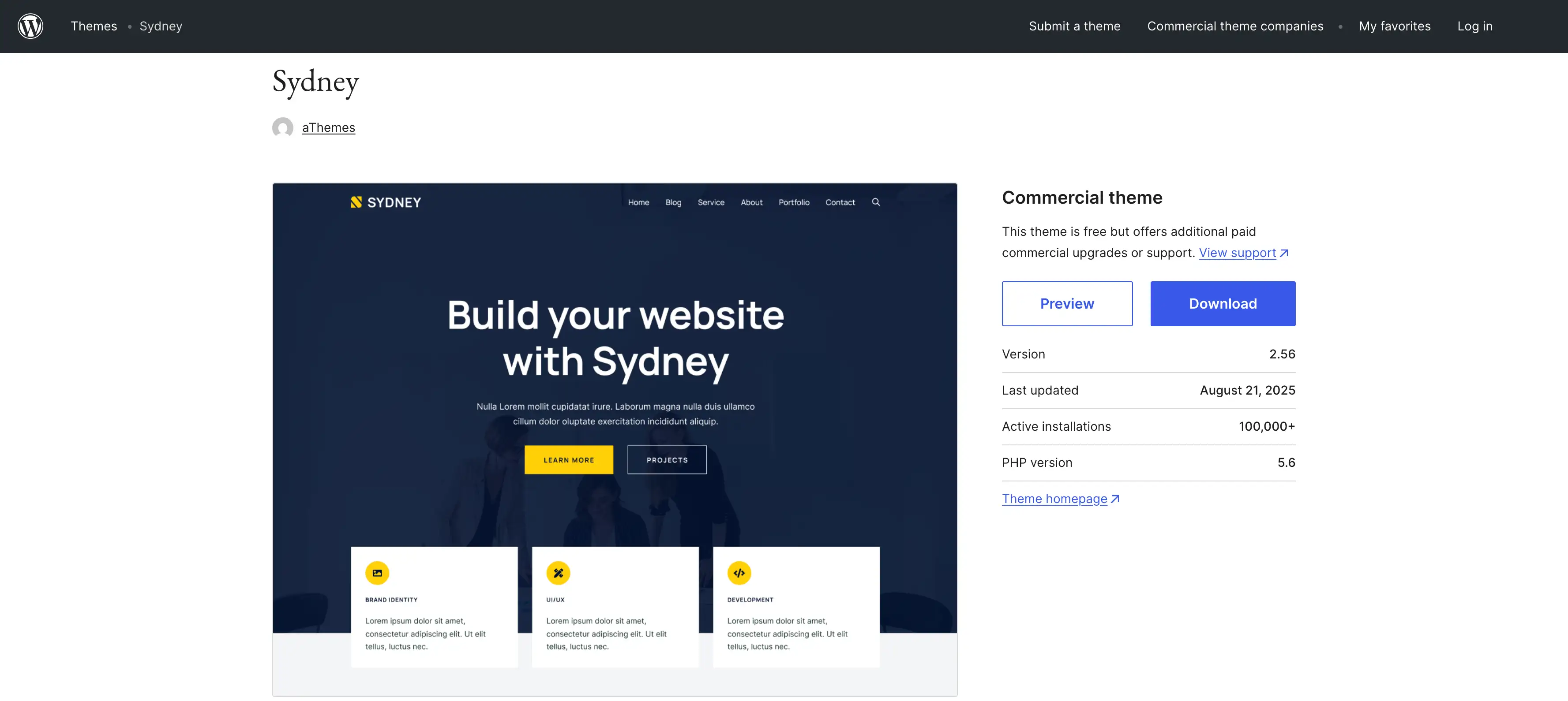 sydney pro theme sydney pro theme