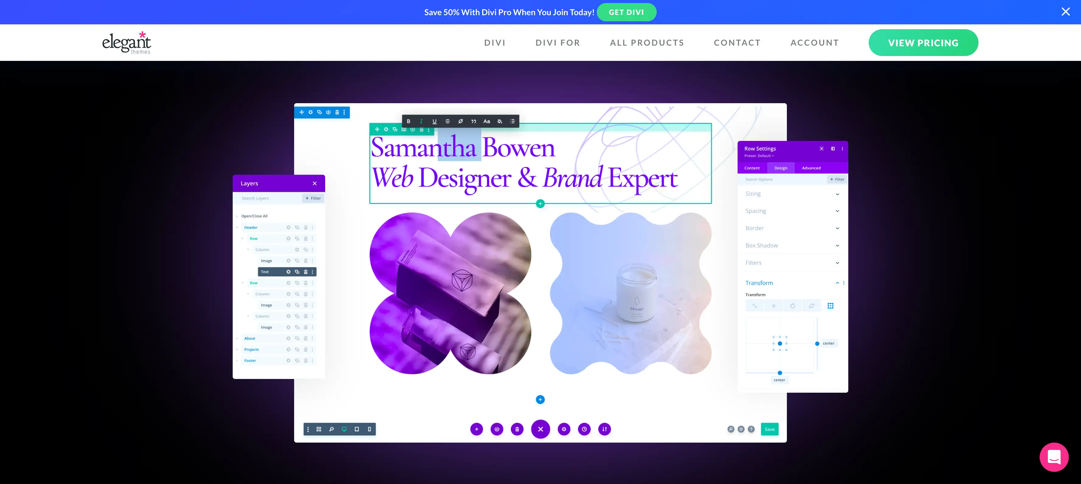 divi homepage theme divi homepage theme