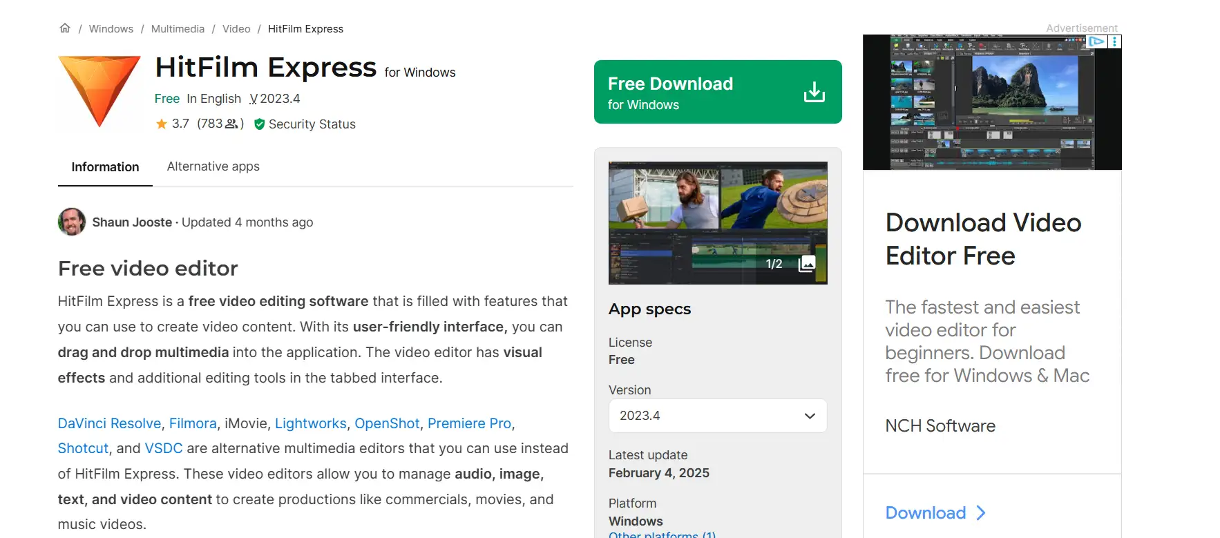 HitFilm Express HitFilm Express