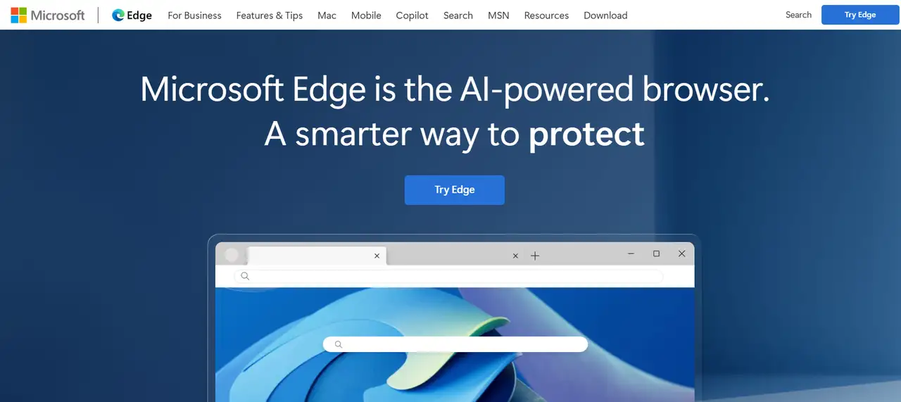 change browser to microsoft edge