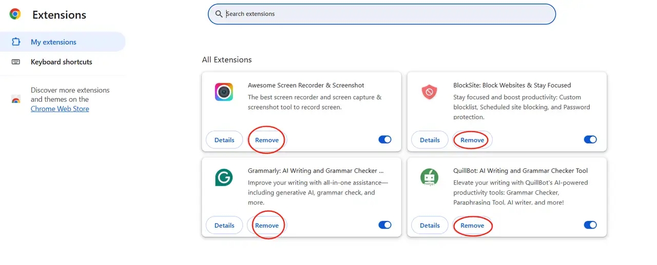 disable browser plug-ins
