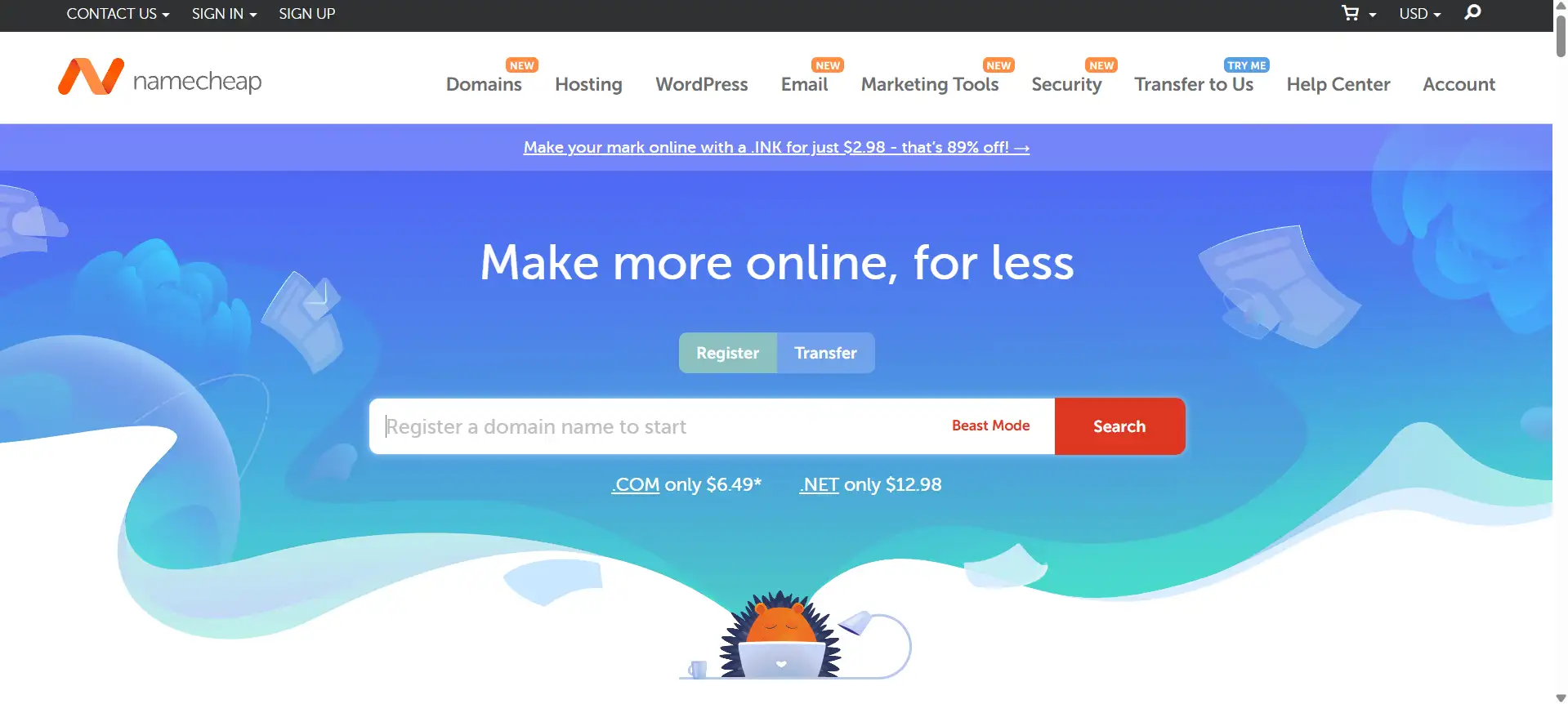 web of namecheap