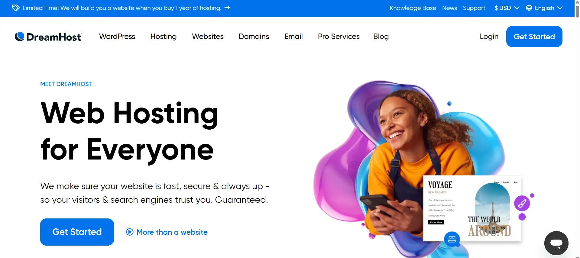 web of dreamhost