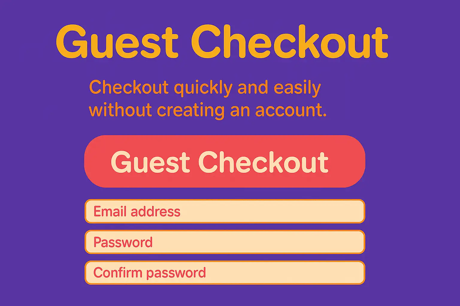 A guest checkout