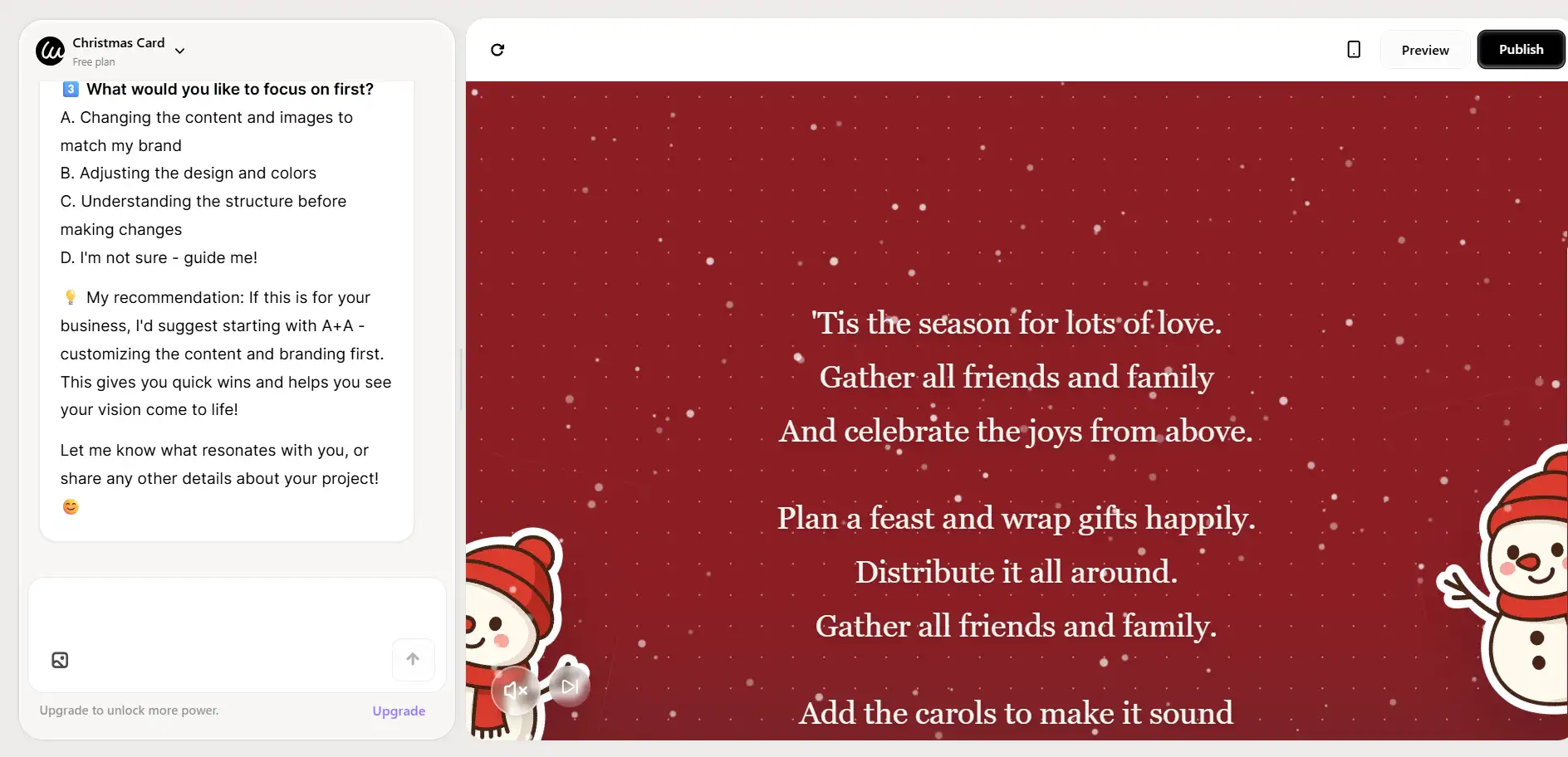 Choose a Christmas Template Choose a Christmas Template