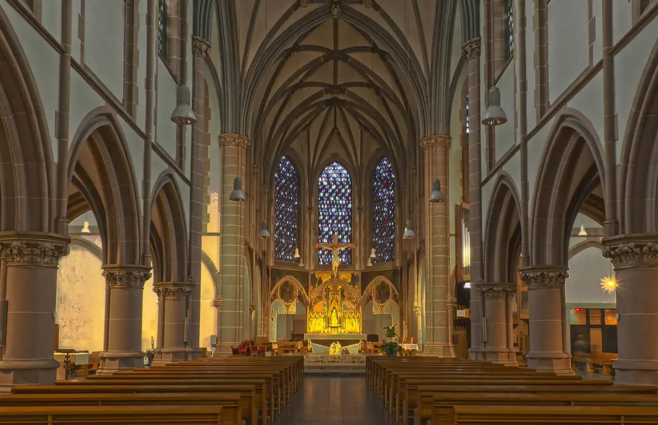 inside view of a church