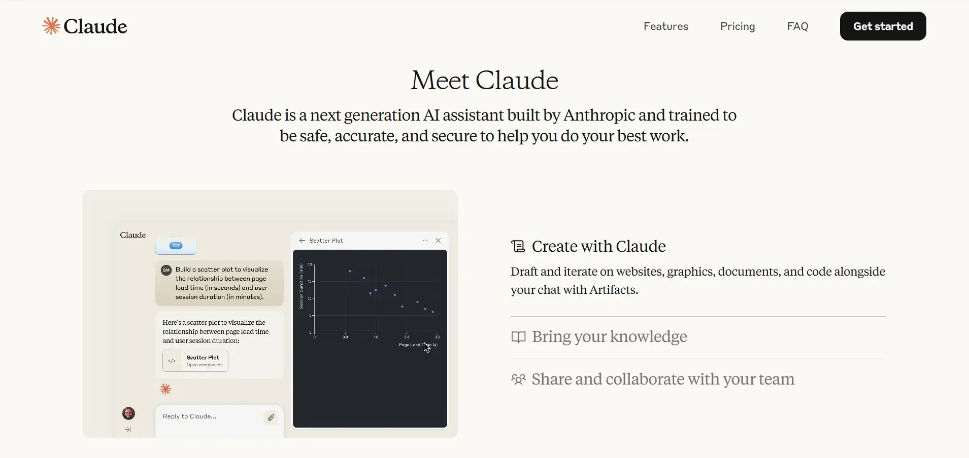 Homepage of Claude Homepage of Claude