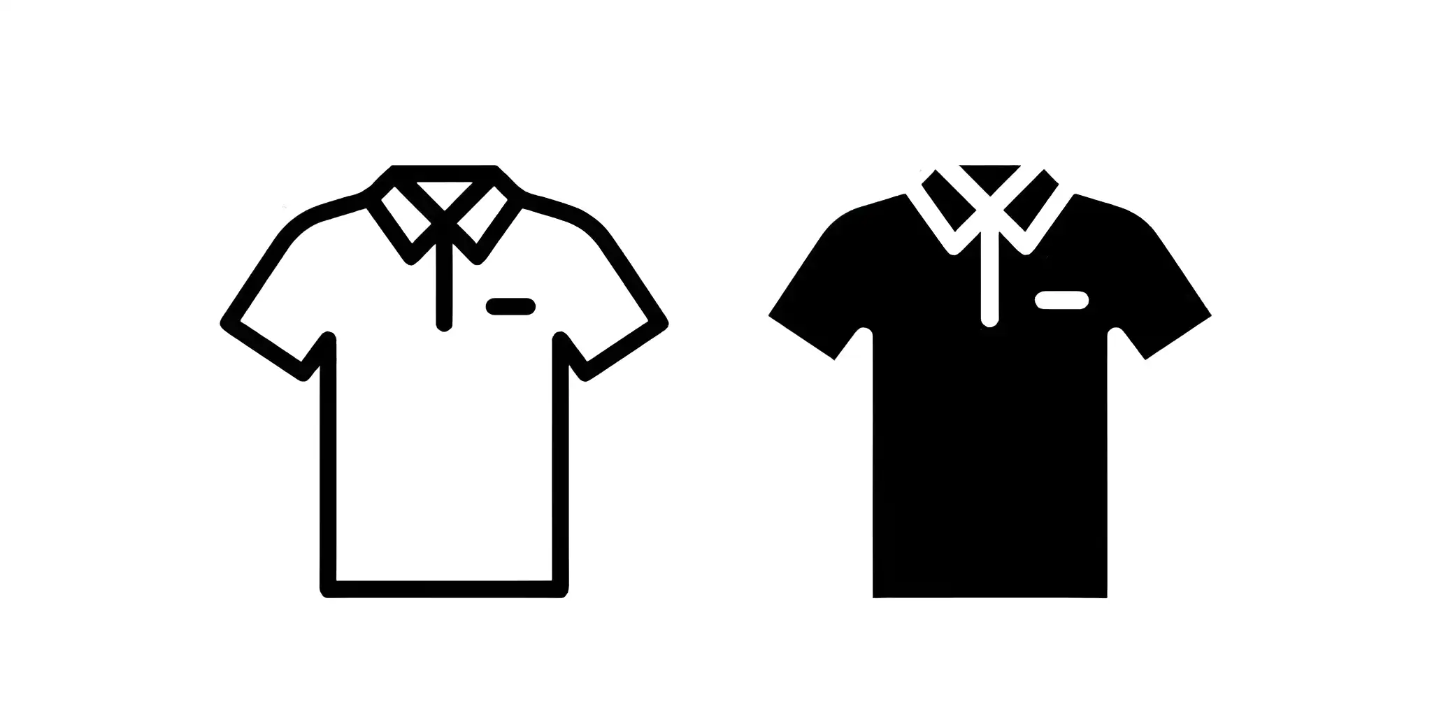 black and white simple shirt