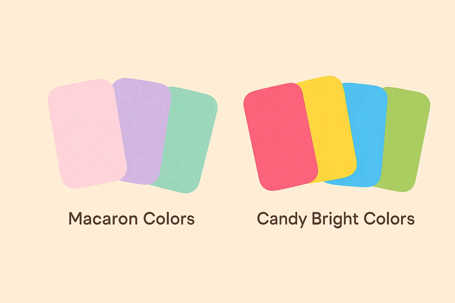 Types of Color Palettes Cute