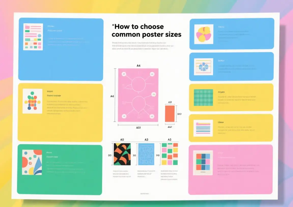 How to choose common poster sizes