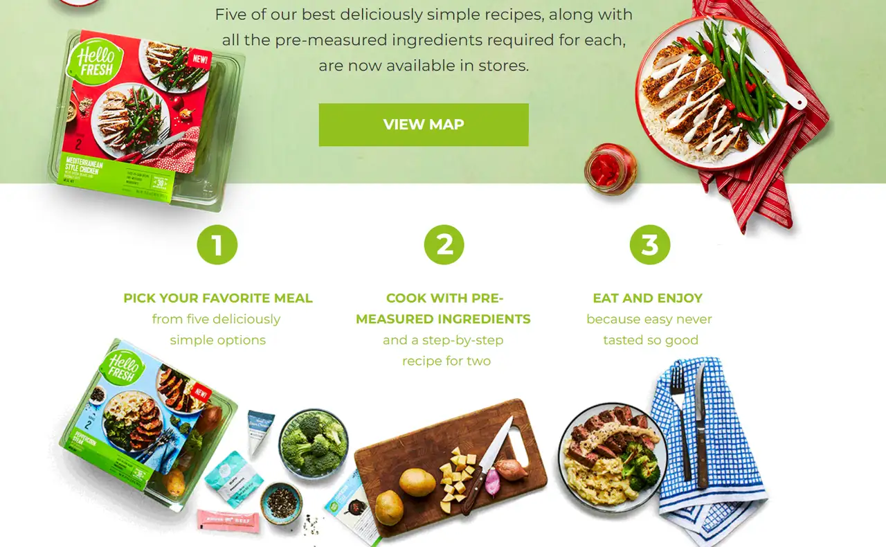 hellofresh landing page