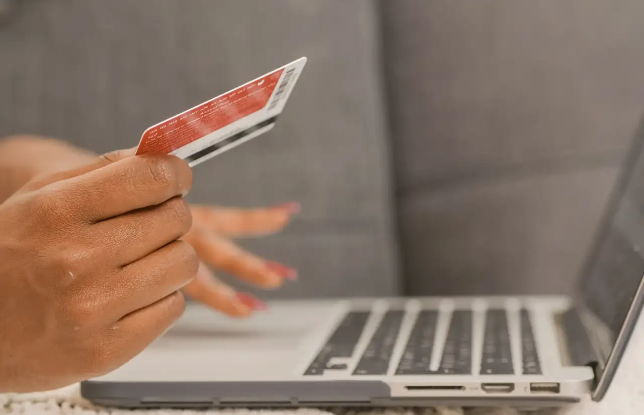 shopping paid by credit card