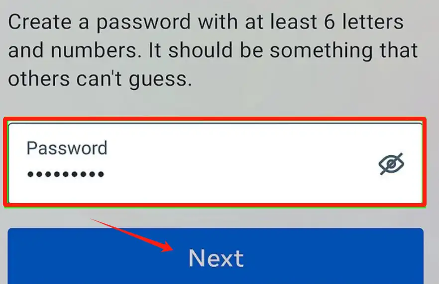 Set a password