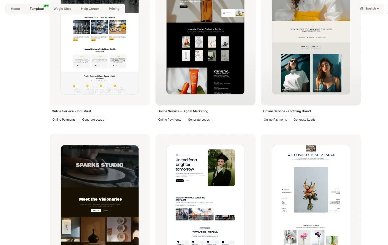 Wegic's Template (Part) Wegic's Template (Part)