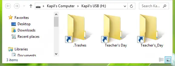 folder shortcuts folder shortcuts