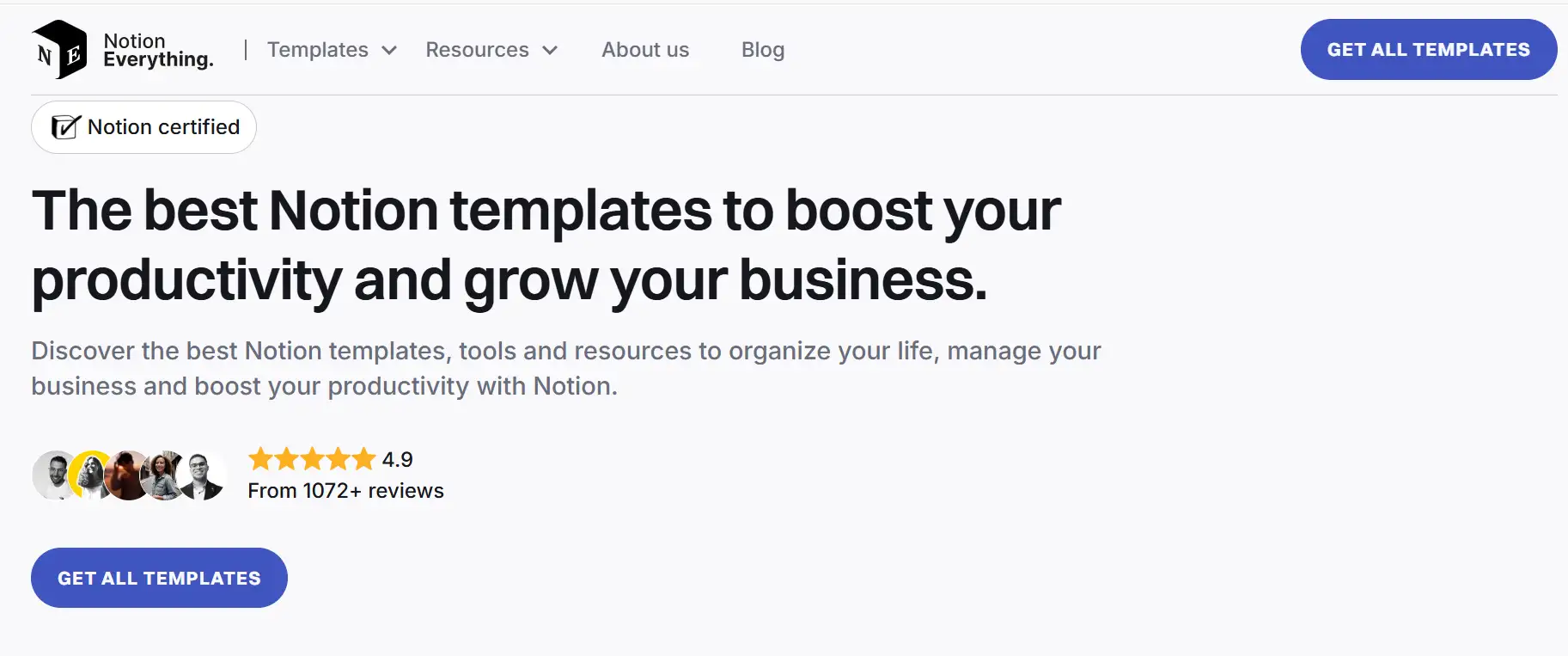 Notion Everything's homepage Notion Everything's homepage