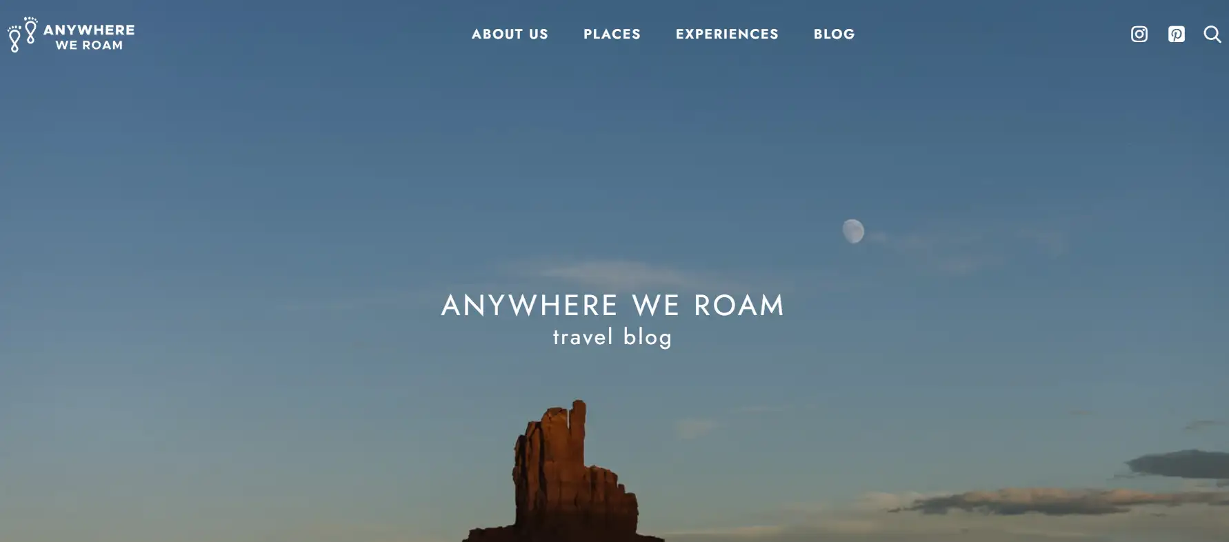 Anywhere We Roam's homepage Anywhere We Roam's homepage