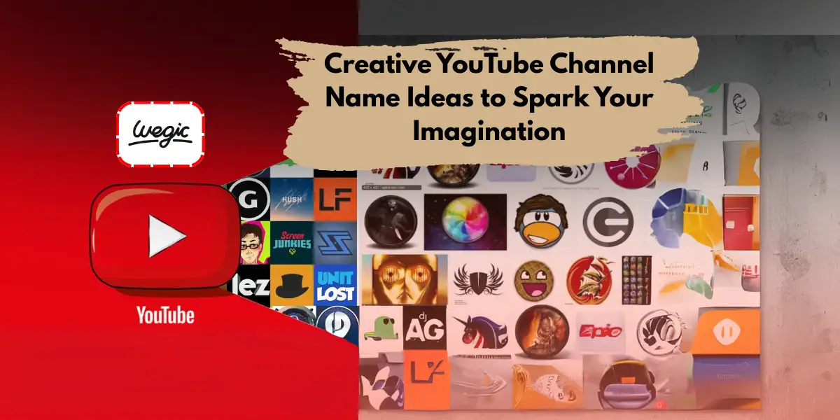 Creative YouTube channel names ideas surrounding a YouTube logo, showcasing branding possibilities. Creative YouTube channel names ideas surrounding a YouTube logo, showcasing branding possibilities.