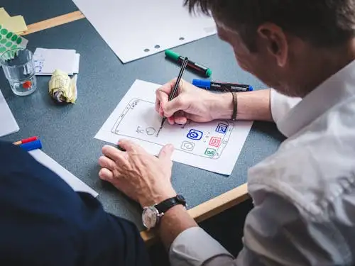 a person designing ux a person designing ux
