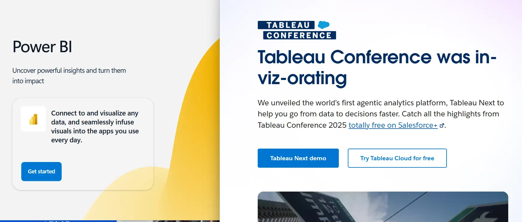 Power BI and Tableau