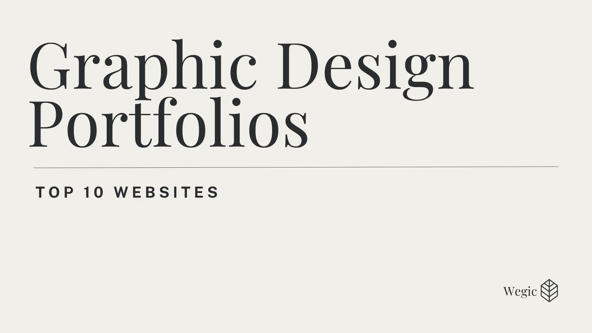 Grafikdesign-Portfolios: Die 10 besten Websites