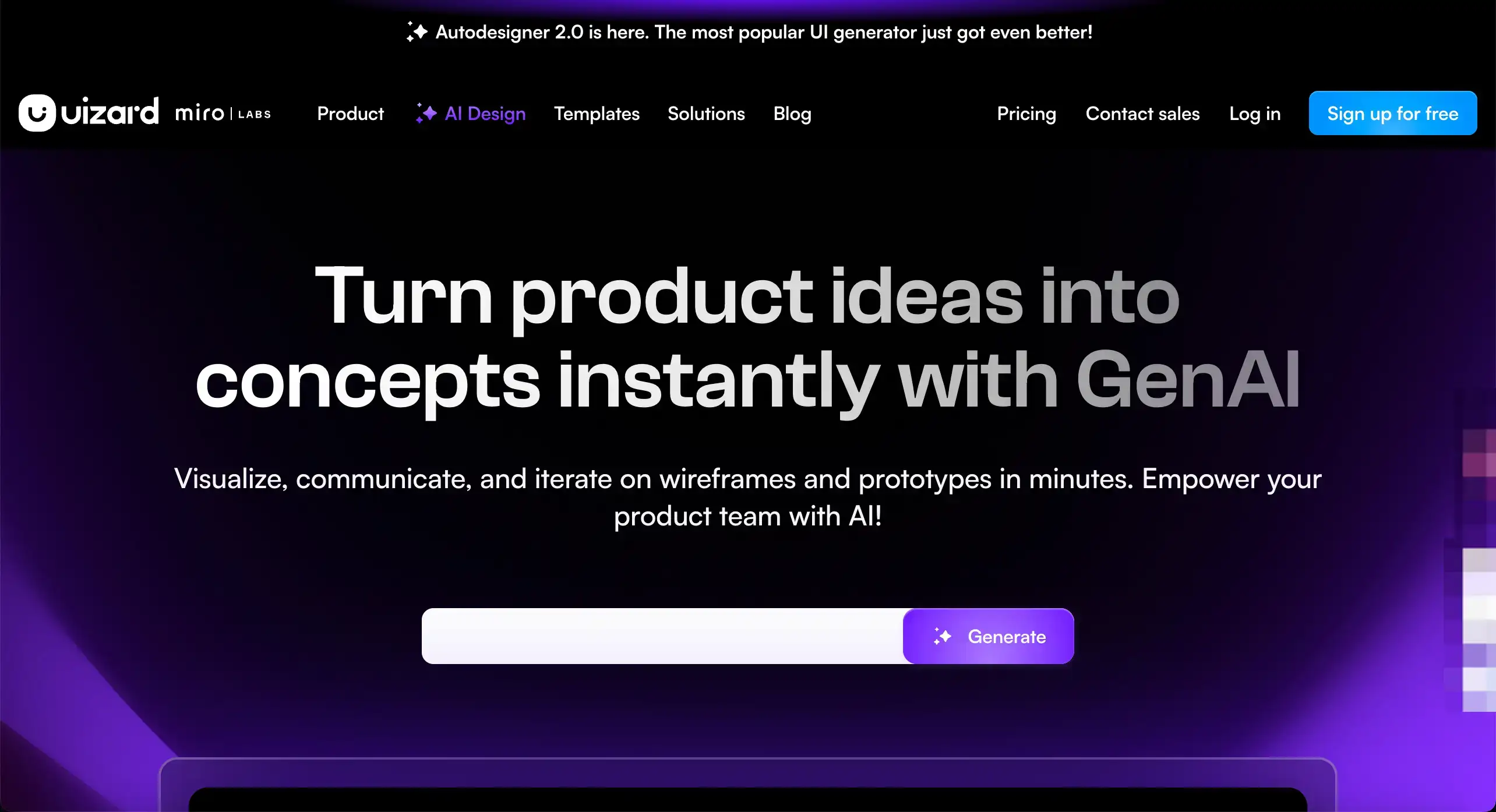 ideale Website