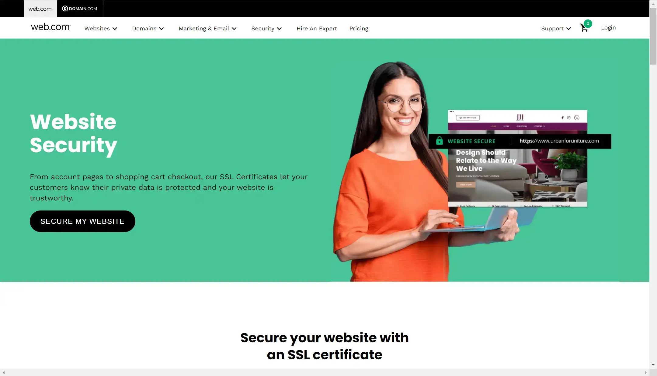 ideale Website