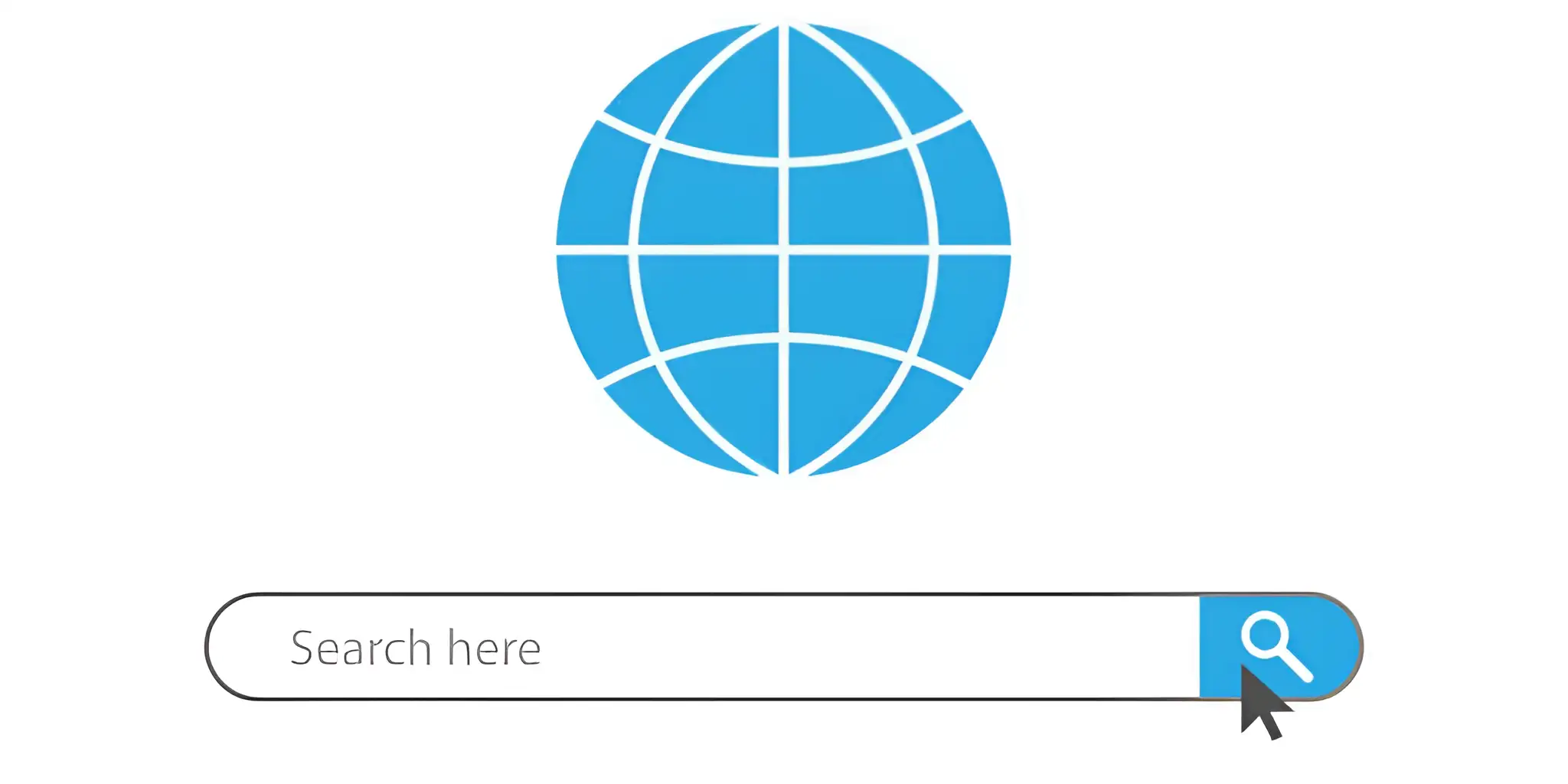 mouse searching web pages on the internet