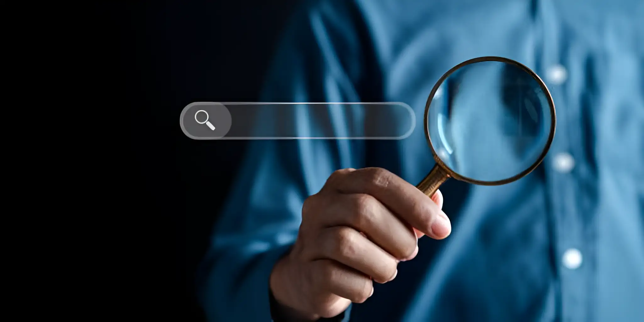 a man looking for something on a search engine