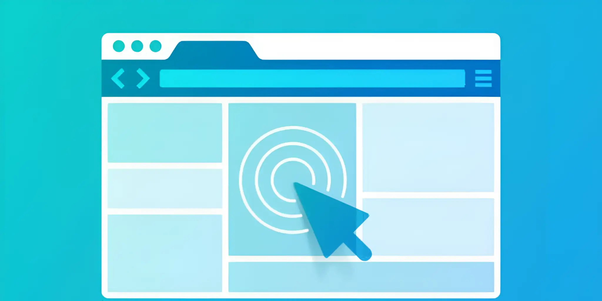 the mouse is searching a web page