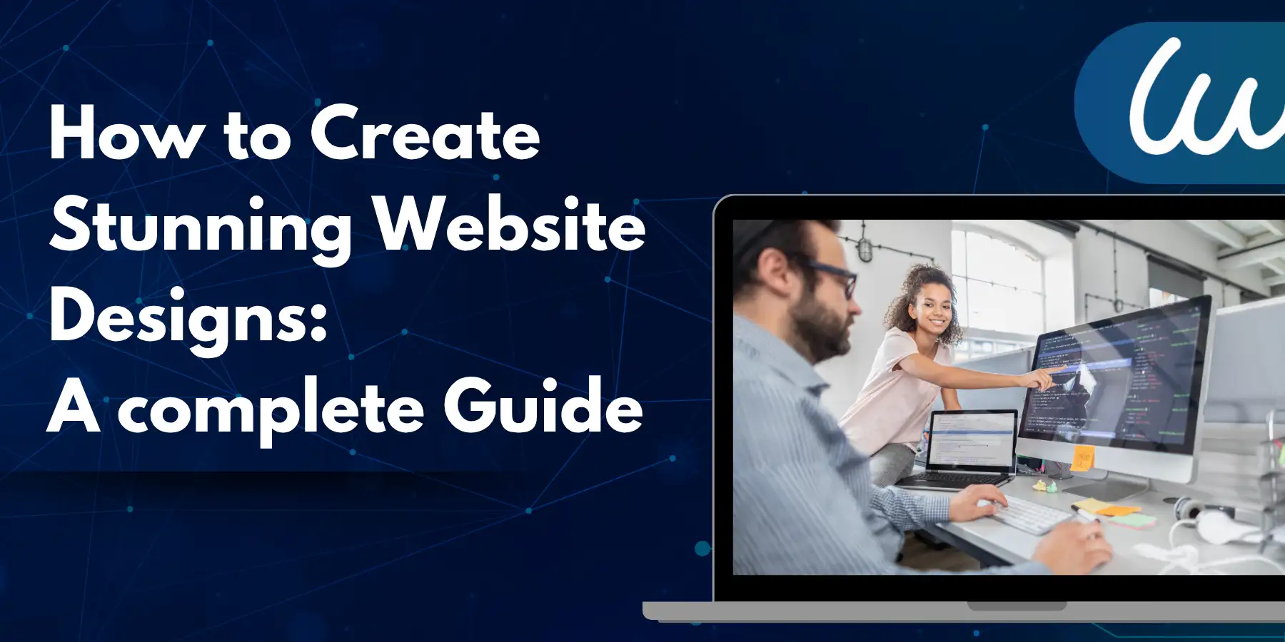 how to design a stunning website in 2025 cover