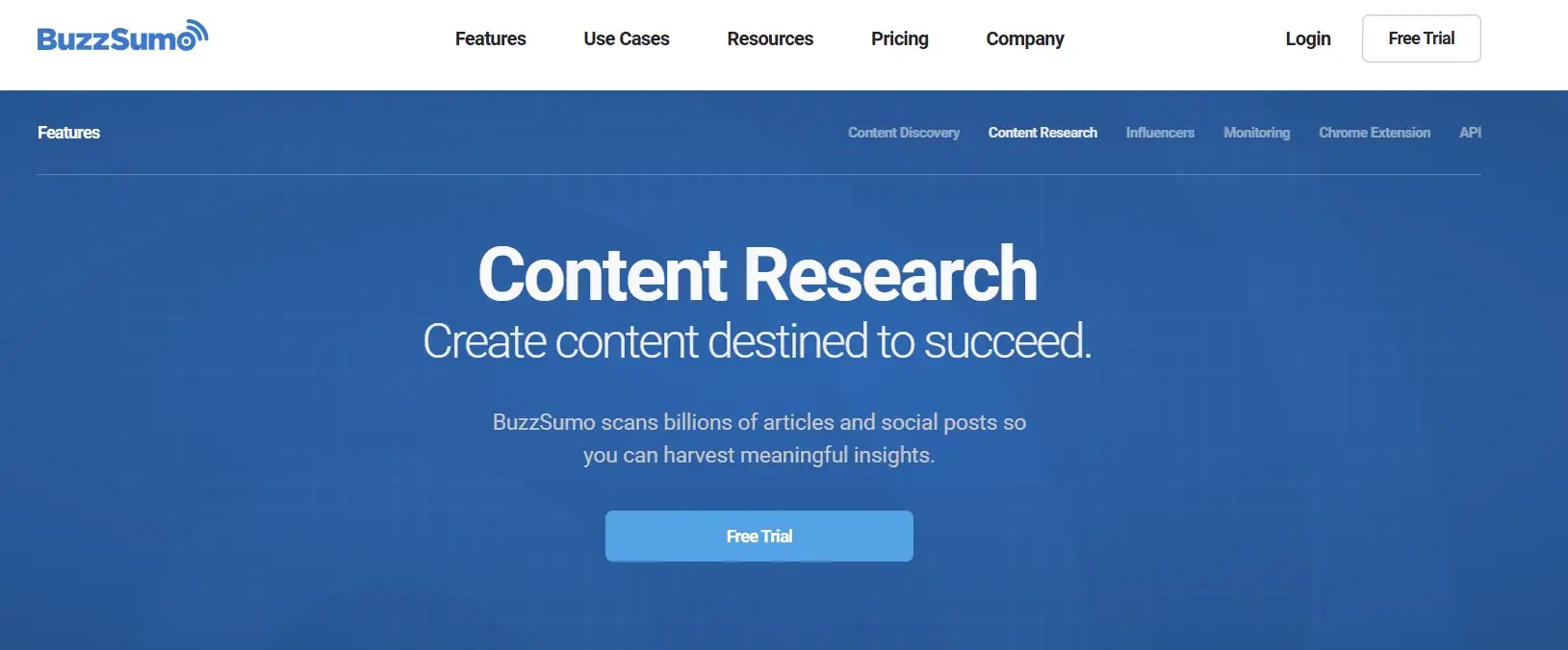 view which articles on competitor blogs with buzzsumo